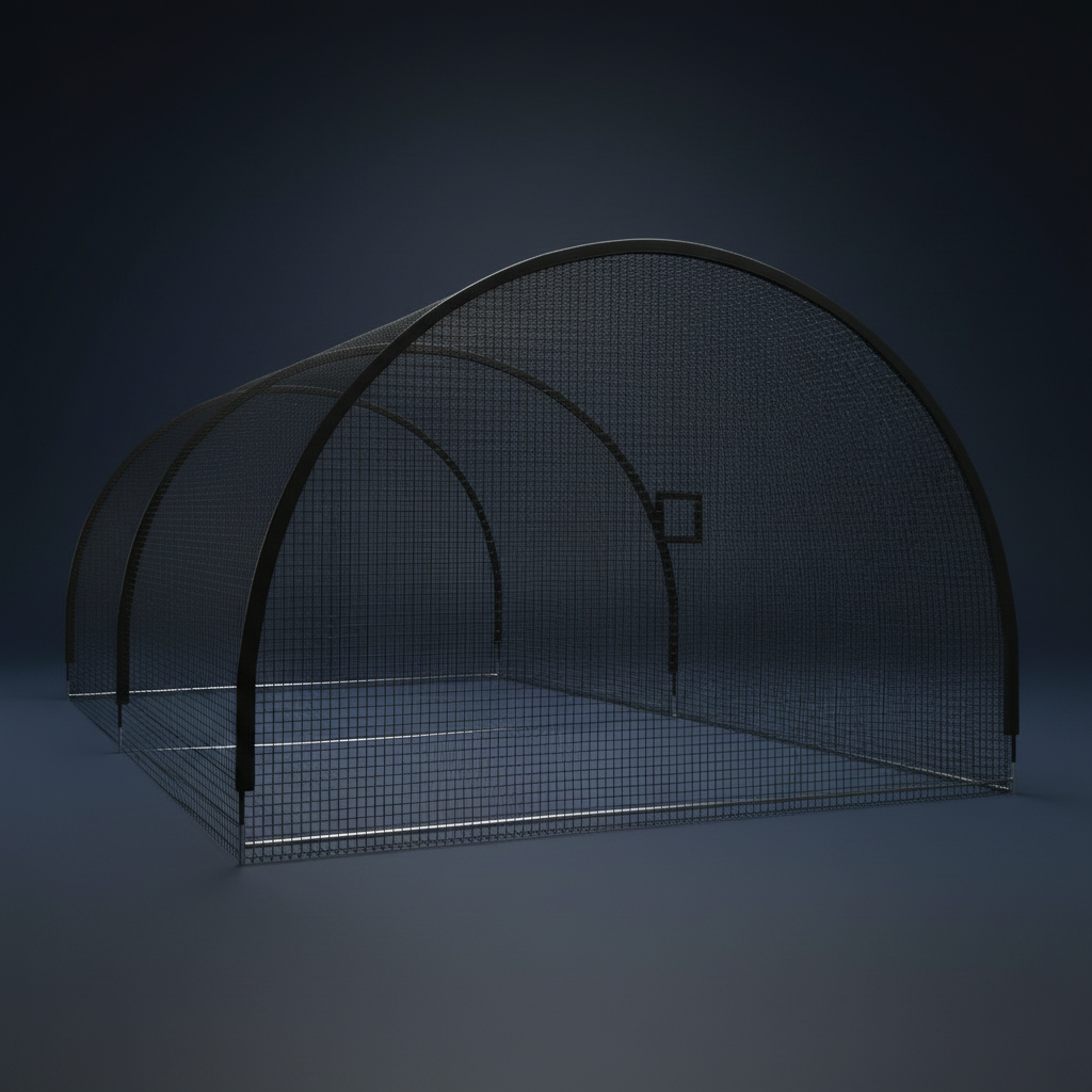 Baseball Batting Cages for Backyard 24Ft X 10Ft X 10Ft Baseball & Softball Cage Net with Zipper Door 4-Ply Reinforced Netting Portable Batting Cage for Backyard & Outdoor Lawn Training
