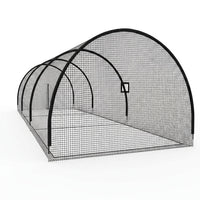 Baseball Batting Cages for Backyard 30Ft X 10Ft X 10Ft Baseball & Softball Cage Net with Zipper Door 4-Ply Reinforced Netting Portable Batting Cage for Backyard & Outdoor Lawn Training — Studio Shot