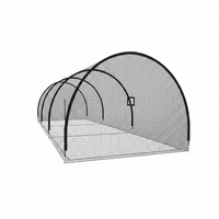 Baseball Batting Cage Designed for Backyard Training, 30x10x10 Ft Dimensions, 4-Ply Reinforced Netting, Zipper Door Entry