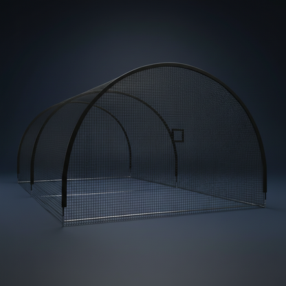 Baseball Batting Cages for Backyard 24Ft X 10Ft X 10Ft Baseball & Softball Cage Net with Zipper Door 4-Ply Reinforced Netting Portable Batting Cage for Backyard & Outdoor Lawn Training