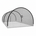 Baseball Batting Cages for Backyard 24Ft X 10Ft X 10Ft Baseball & Softball Cage Net with Zipper Door 4-Ply Reinforced Netting Portable Batting Cage for Backyard & Outdoor Lawn Training