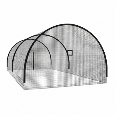 Baseball Batting Cages for Backyard 24Ft X 10Ft X 10Ft Baseball & Softball Cage Net with Zipper Door 4-Ply Reinforced Netting Portable Batting Cage for Backyard & Outdoor Lawn Training