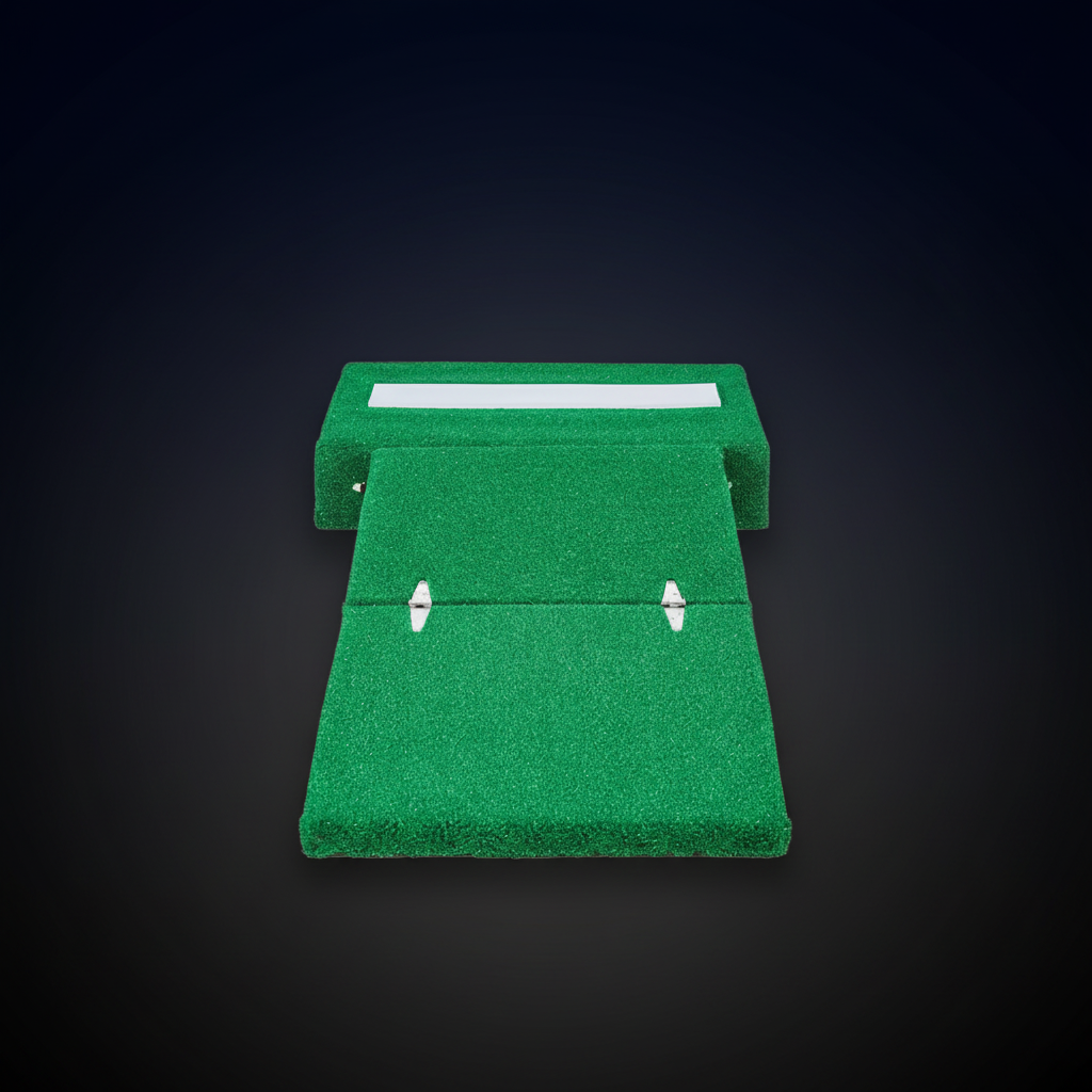Portable Baseball/Softball Pitching Mound, 77 In. Indoor/Outdoor Practice Aid W/ Turf, Pitching Rubber and Carry Handles